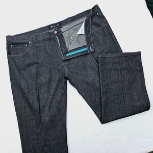 Enyce Denim Jeans Mens 54W 32L Black Indigo Sean Combs Straight Leg Streetwear